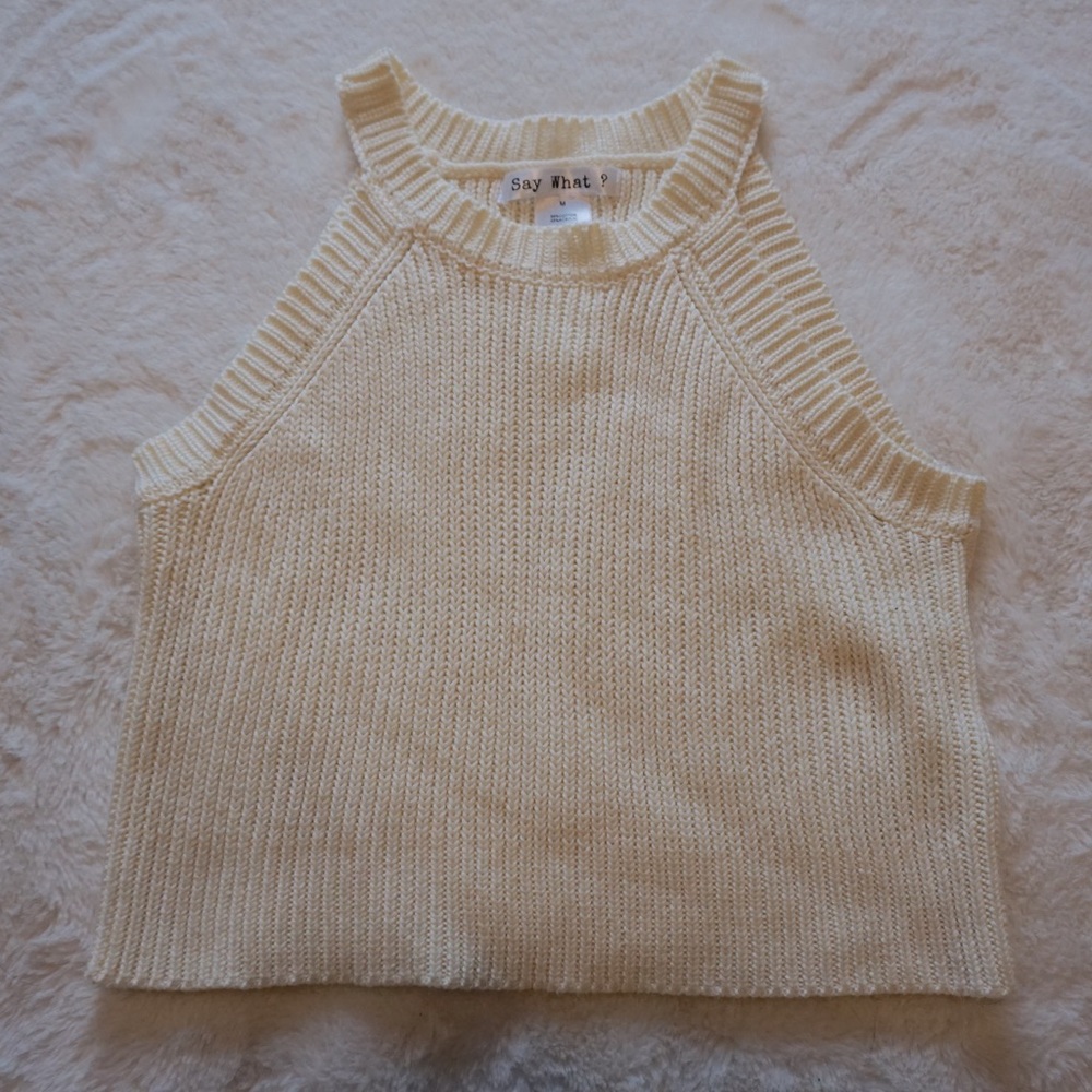 Soft Knit Halter Tank